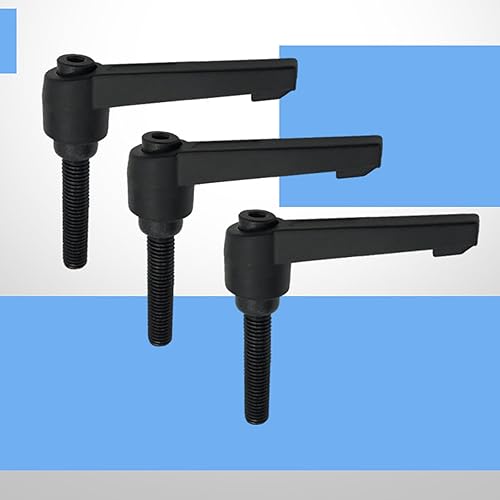 WUDQIJI Klemmhebel Griff 4 Stück M4 x 32mm Maschinengriffe Edelstahl Außengewinde Verstellbarer Griff Verstellbare Klemmhebel Klemmgriff für Schweißgeräte Druckgeräte (M4×32mm) - Cheap-Us