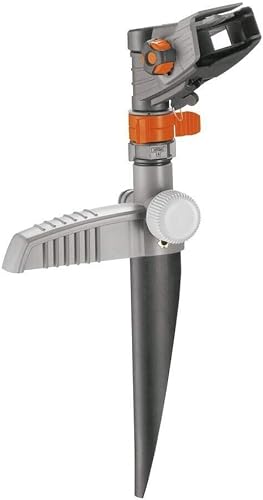 Gardena Comfort Impuls-, Kreis- und Sektorenregner (auf Spike)-Aktion: Großflächen-Regner zur Bewässerung größerer Flächen von 75 bis 490 m², stufenlose Reichweiteneinstellung bis 12,5 m (8142-20) - Cheap-Us