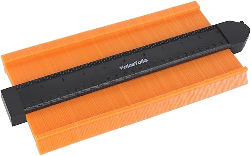 Konturenlehre Konture Duplikator 10 Zoll/25cm Konturenlehre Groß Geschenke für Männer Konturenlehre mit Feststeller Laminat Werkzeug - Cheap-Us