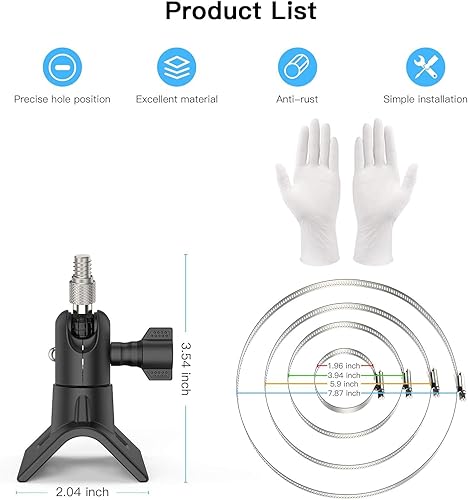 HOLACA Universelle Masthalterung für Arlo Pro 4 Arlo Pro 3 Arlo Pro 2 eufyCam 2C/2C Pro/3/3C eufyCam 1 und 2 eufyCam E Arlo Ultra Arlo Ultra 2-Überwachungskamera(weiß 1pack) - Cheap-Us