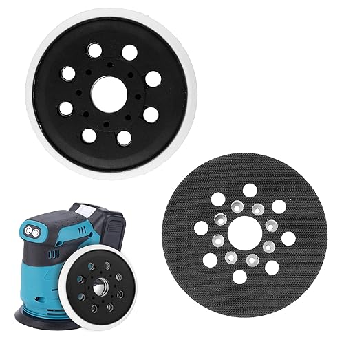 MIYUANGKJ 125mm Schleifteller Exzenterschleifer Passend für BOSCH PEX 220 A, GEX 125-1A, GEX 125-1 AE, PEX 220 AE, Skil 7402/7490, 8-Loch-Schleifpolierscheibe Zubehör 2 Stück Sander Backing Pad - Cheap-Us