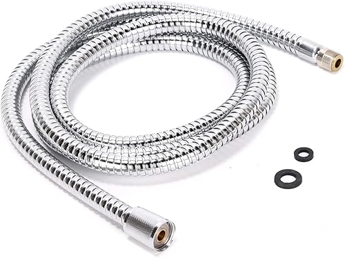 Küchenarmatur, ausziehbarer Schlauch, Edelstahl beschichtet (M15 & G1/2), 198,1 cm, Ersatz, kompatibel mit Grohe, Ladylux, EuroPlus, Alira - Cheap-Us