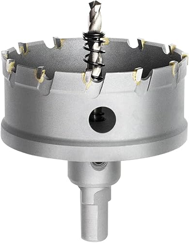 Meccion Lochsäge Hartmetall-Bohrer, Hochwertiger TCT Metall Lochsäge Bohrer für Edelstahl, Eisen, Legierung, Holz, Kunststoff (40mm) - Cheap-Us