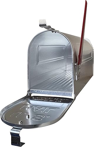 ARREGUI E2112A Briefkasten Standfuß aus Stahl für den Briefkasten USA Mail, Briefkastenständer für den Amerikanischen Briefkasten von ARREGUI, 144 cm hoch, Beständig, Einfache Montage, schwarz - Cheap-Us