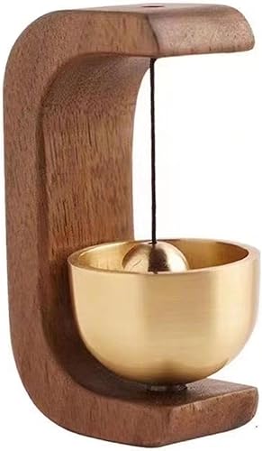 Türklingel Türklingel Magnetisch C Förmige Türharfe Aus Holz Niedlich Dekorativ Türeingangsglocke Türklingel Für Türöffnung Ladenbesitzer Geschäft Walnussfarbe - Cheap-Us
