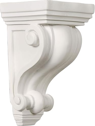 Ekena Millwork COR04X04X07DE 4-Inch W x 4-Inch D x 7 1/2-Inch H Devon Corbel - Cheap-Us