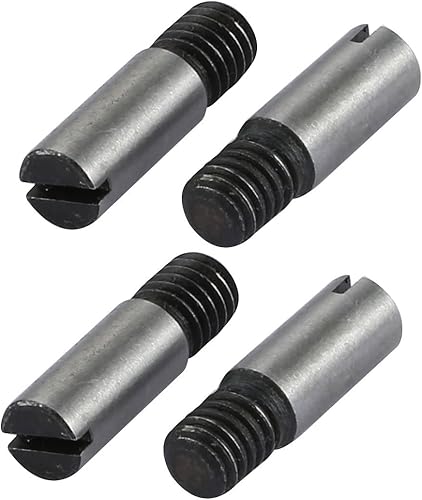 sourcing map 4 Stücke M6 äußer Gewinde 20mm Länge Geschlitzt Fahren Kegelstift DE de - Cheap-Us