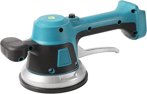 Elektrischer Fliesenrüttler für Fliesenleger, Kompatibel mit 18-V-Batterien von Makita, 6-stufig verstellbares Fliesenwerkzeug, Fliesenrüttler mit einer Kapazität von 100 kg - Cheap-Us