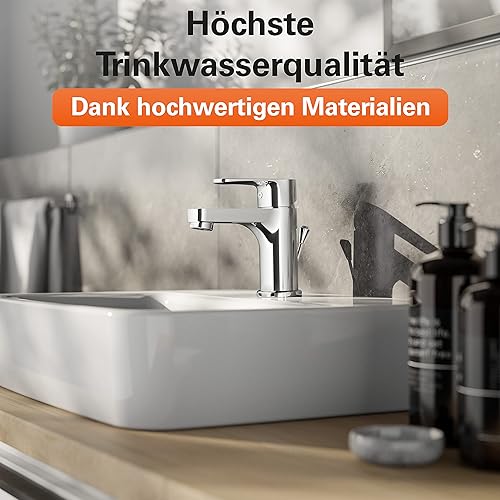 EISL Badewannenarmatur CLAUDIO, Mischbatterie Chrom mit Brauseanschluss, Wasserhahn Badewanne mit Umsteller zwischen Wanneneinlauf und Brause, Einhebelmischer NI023CALCR - Cheap-Us