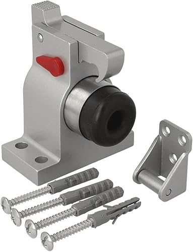 MS Beschläge Türstopper Türfeststeller Türpuffer Türhalter mit Fanghaken massiv Gummipuffer - Cheap-Us