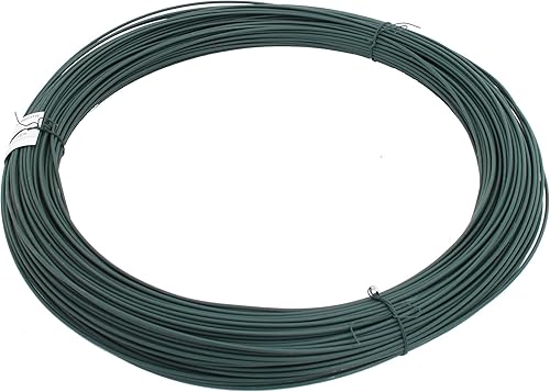 Alberts 530235 Spanndraht | verzinkt, grün kunststoffbeschichtet | Draht-Ø 3,8 mm | Länge 110 m - Cheap-Us