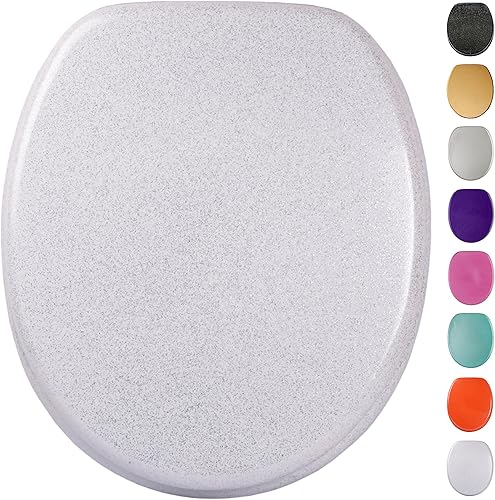 Sanilo WC Sitz mit Absenkautomatik, viele schöne Toilettendeckel zur Auswahl, hochwertige und stabile Qualität aus Holz (Newspaper) - Cheap-Us