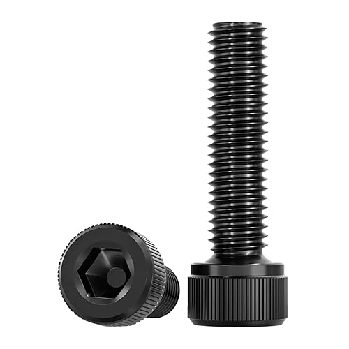 Drenky Zylinderschrauben mit Innensechskant M8 X 40mm 10 Stück DIN 912 (ISO 4762) Zylinderkopfschrauben Schwarz Maschinenschrauben Edelstahl A2 V2A Gewindeschrauben - Cheap-Us