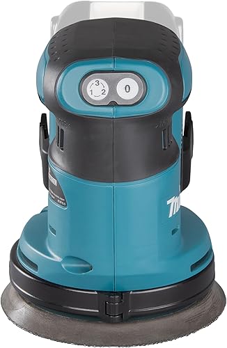 Makita DBO180Z Akku-Exzenterschleifer 18V (ohne Akku, ohne Ladegerät), Blau, Silber, 125 mm - Cheap-Us