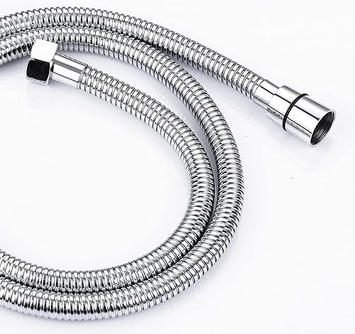 ONECE Duschschlauch 3M Edelstahl Brauseschlauch, Verdrehschutz Handbrauseschlauch flexibel Duschkopfschlauch, Universal Ersatz-Schlauch für Handbrause- & Duschsystem, Chrom - Cheap-Us