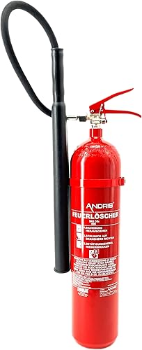 5kg CO2 Kohlendioxid ANDRIS Feuerlöscher EDV geeignet EN 3 inkl. ANDRIS® Prüfnachweis - Cheap-Us