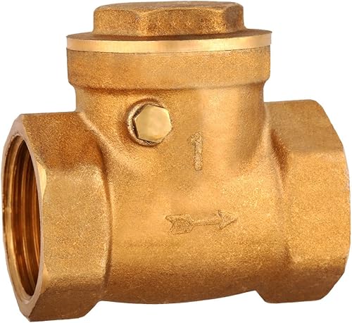 Rückschlagventil 1 Zoll DN25 Innengewinde Messing Rückschlagventile Rückschlagklappe 232PSI Verhindern Wasserrückfluss - Cheap-Us