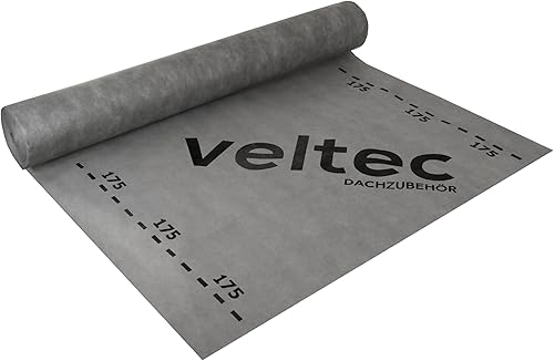 Unterdeckbahn Unterspannbahn veltec 175 Power Sd=0,03m 175g/m2 (75m2) Dachfolie /3-lagig - Cheap-Us