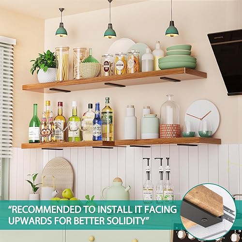 WELDUN 4 Stücke Regalhalterung Regalträger 25 cm, Schwerlast L Regalwinkel für die Wandmontage, Tragkraft 70 KG, Weiß - Cheap-Us