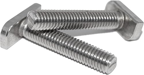 Hammerkopfschrauben M10X50 Edelstahl 10 Stück aus A2 Edelstahl rostfrei, Typ 28/15, Photovoltaik- und Solarmontage - Cheap-Us