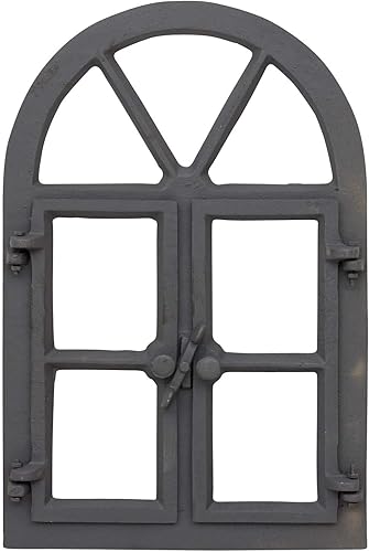 aubaho Stallfenster grau Fenster Öffnen Scheunenfenster Eisen Eisenfenster Antik-Stil - Cheap-Us