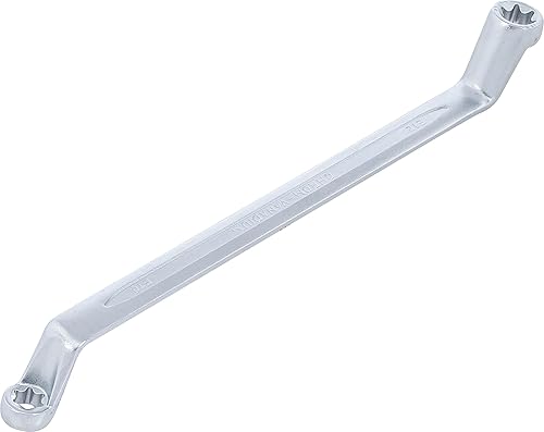 BGS 2281-10X12 | Doppel-Ringschlüssel mit E-Profil-Ringköpfen | gekröpft | SW E10 x E12 - Cheap-Us