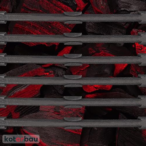 KOTARBAU Kaminrost Ø 19 cm Rundrost Ascherost Kaminofen Tafelrost Rost Ofengitter Kamin Ersatzteile Zubehör Gussrost Ofenrost Grillkamin Rund - Cheap-Us