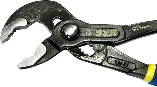 S&R Wasserpumpenzange mit Schnelleinstellung-Mechanismus 300x40mm, CR-V, doppelt ummantelte Griffe - Cheap-Us