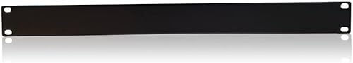 LogiLink PN101G - 19' Geschlossenes Blindpanel 1 HE (Höheneinheit) aus 1.2mm Stahlblech zur Abdeckung von Leerfeldern im 19' Schrank, Grau - Cheap-Us