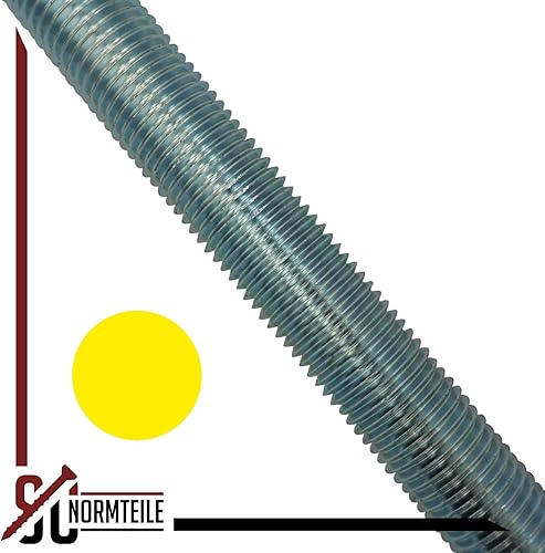 Gewindestange - M20 x 1000 mm - (10 Stück) - DIN 976 / DIN 975 - Güte 8.8 - galvanisch verzinkt - SC976 - SC-Normteile - Cheap-Us