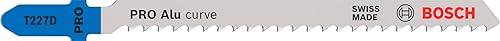 Bosch 5x Stichsägeblatt T 227 D Special for Alu (für Aluminiumbleche, Professional Zubehör Stichsäge) - Cheap-Us
