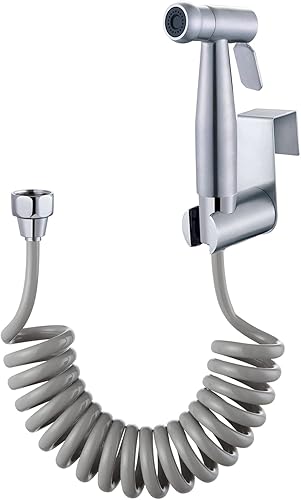 Bidet Handbrause, Toilette Bad Bidet für Bidet Armaturen WC mit 59in langem flexiblem Teleskop-Brauseschlauch und Halterung, Edelstahl Duschkopf Bidet Windel Dusche Tierbad Wasserspar Wand waschen - Cheap-Us