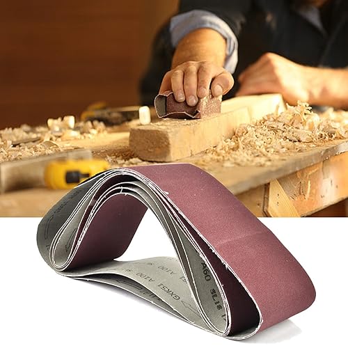 Schleifband, 6 Stück GXK51-B Schleifband, 915 X 100 Mm Endlosschleifband 60 80 100 120 150 180, Schleifblätter - Cheap-Us