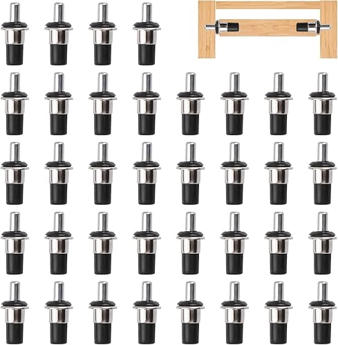 UFURMATE federbelastete Reparaturstifte, 36 Stück Kunststoffjalousien Reparaturstifte mit Metallringschrank Türreparaturstifte Dämpferersatz Reparaturstifte Unterstützung - Cheap-Us