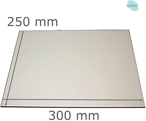 Feuerfestes Kaminglas nach Maß | Ofenglas für alle Größen - (680,00 EUR/qm) - 270 mm x 165 mm - Cheap-Us