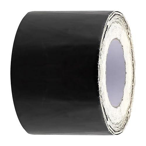 CHUENHEI Butylband Schwarz, 100mm x 10m Selbstklebendes Wasserdichtes Dach Reparaturband, Butyl Dichtungsband Klebeband Dichtband für Loch Dach Rohr Wohnmobile - Cheap-Us