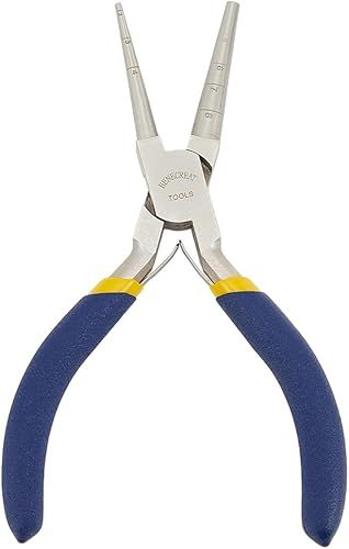 BENECREAT Drahtschlaufenzange Spannzange mit rutschfestem Griff, Präzisions-Rundzange (2 ~ 8 mm Schlaufen) für Perlenschmuckherstellung und Drahtformung - Cheap-Us