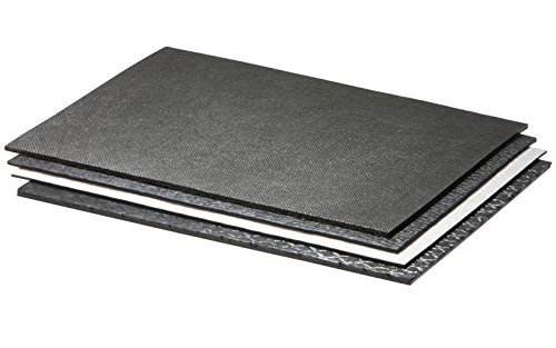 VBH Antidröhnfolie selbstklebende Bitumendämpfungsfolie 76 x 1000 mm - Schwarz, Wasserfest, Fenster, Streifen, Schallschutz - Cheap-Us