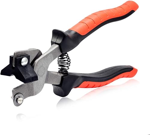 SPEEDWOX Mosaik-Zange 20,3 cm Fliesenzange mit starkem Kunststoffbrecher Ritzrad zum schnellen Schneiden von Porzellan Keramik Spiegel professionelle Glasschneider Score-Fliesenwerkzeug robuste Zange - Cheap-Us