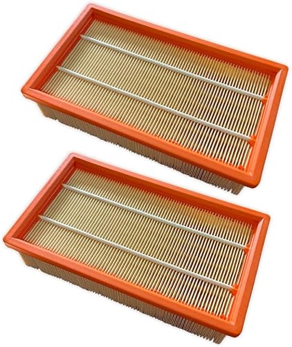 2 x Flachfaltenfilter Filter für original Kärcher NT 25/1 Ap, NT 35/1 Ap, NT 35/1, NT 45/1, NT 55/1, NT 361, NT 561, NT 611 Tact, Te, M, Eco ersetzt original 6.904-367.0 (2 Stück) - Cheap-Us