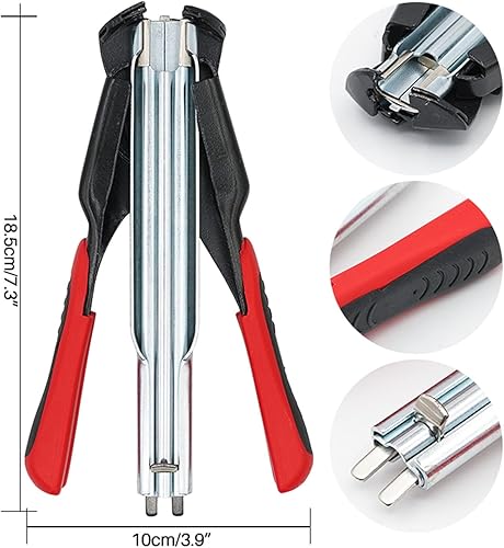 Hog Ring Plires und 2500 Stück C Typ Nagel Tier Drahtkäfig Klemme Hühner Schweine Vogel Haustier Käfig Installations-Werkzeuge - Cheap-Us