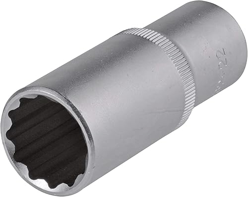 SW-Stahl 05632L-30 Steckschlüsseleinsatz 1/2 Zoll I 30mm I 12 Kant I Vielzahn Stecknuss I lang I Steckschlüssel-Satz - Cheap-Us