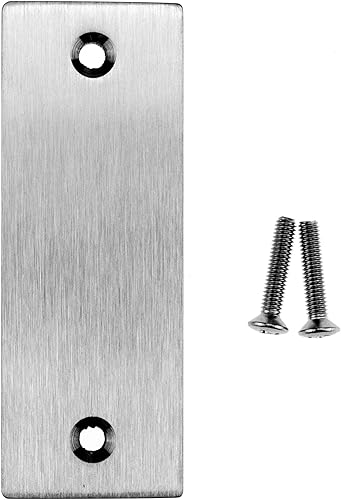 Drückerschild blind aus massivem Edelstahl Bohrlochabstand 67mm Blindrosette Blindschild - Cheap-Us