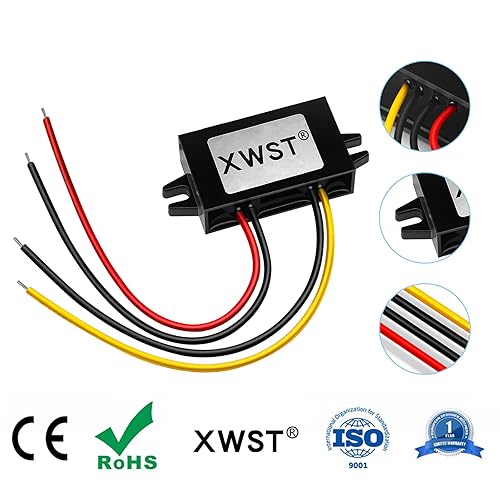 XWST Netzteil Spannungswandler 15V-85V 24V 36V 48V 60V 72V 80V 85V auf 12v 1A 12W Abwärtswandler Regler Wechselrichter Adapter Konverter (DC15-85V Breit Eingang) - Cheap-Us