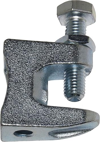 rohrfix-24 10 Stück Trägerklammern M12 / 3-25 mm, verzinkt, Silbergrau, Trägerklemme, Trägerklammer - Cheap-Us