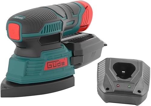Güde DSA 12-201-24 Akku Deltaschleifer 12 V 137 x 96 mm (58802) + 1x Akku 2,0 Ah + Ladegerät - Cheap-Us