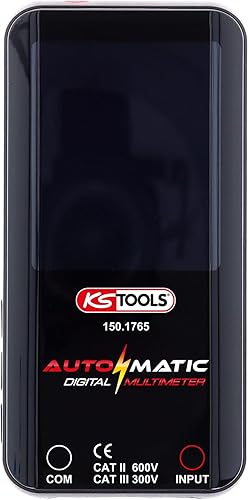 KS Tools 150.1765 Automatik Digital-Multimeter inkl. Prüfspitzen, Rot-schwarz - Cheap-Us