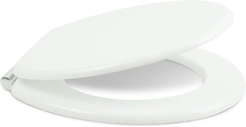 SANFINO® Premium WC Sitz mit Absenkautomatik – hochwertige Toilettendeckel aus Holz, viele bunte Motive, hoher Sitzkomfort, einfache Montage inklusive Montageanleitung – 'Caribbean Blue' - Cheap-Us