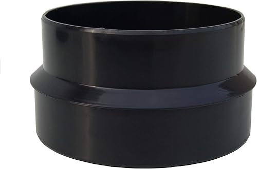 Parotec Anschlussadapter für Dachlüfter Einfache und Dichte Montage von Entlüftungskaminen Entlüfter Dachlüfter Anschlussrohr Reduktion Langlebig und Robust 150 mm auf 110 mm - Cheap-Us