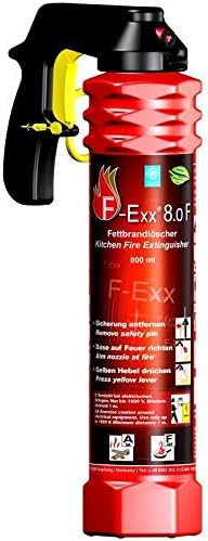 F-Exx 8.0 F - Schaum-Feuerlöscher für Haushalt und Küche - 800ml Löschspray Made in Germany - Cheap-Us